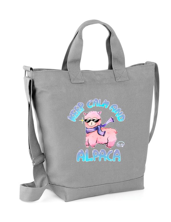 Keep calm and alpaca - Shopperbag
