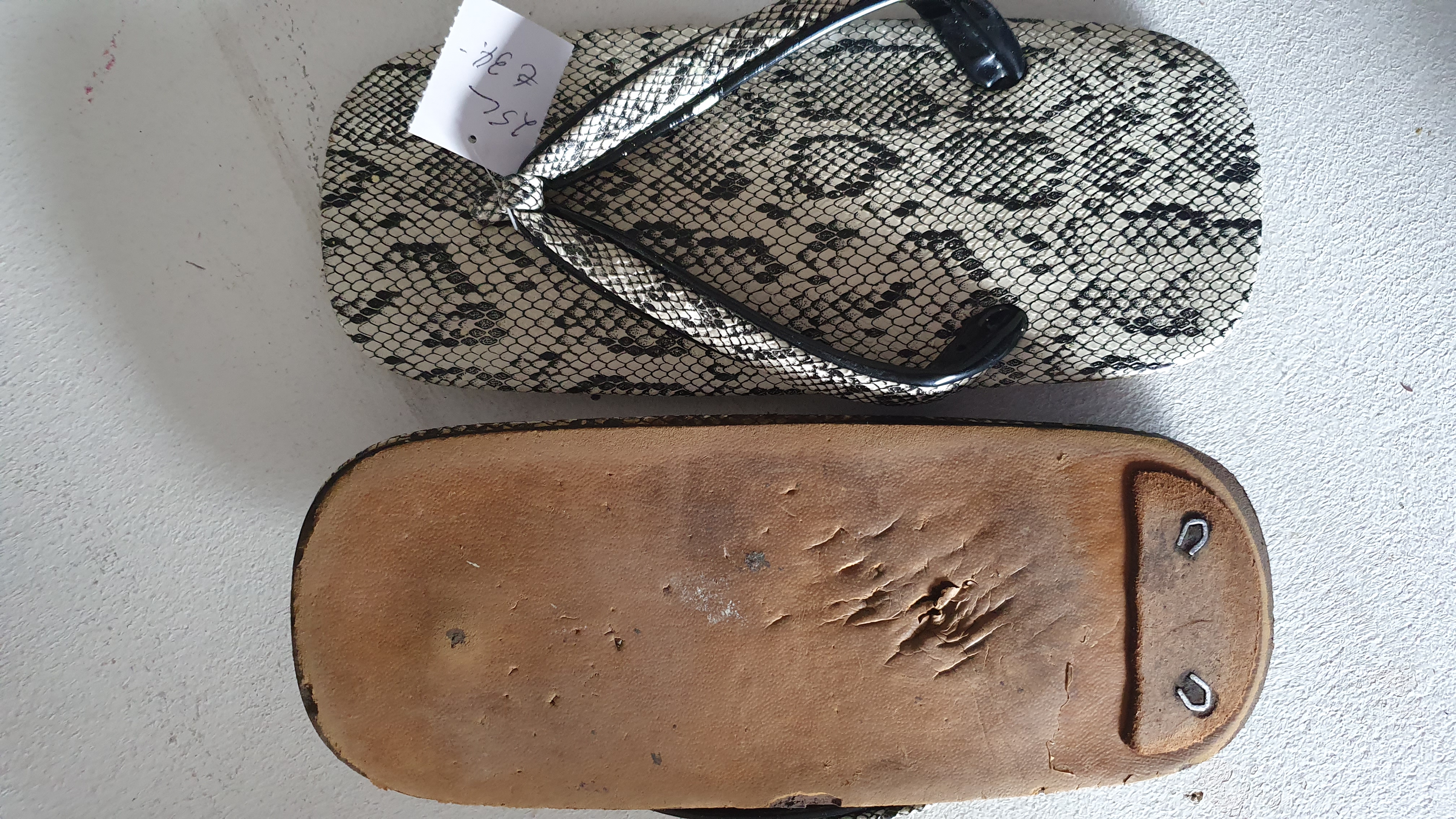 Zori Schuhe vintage - Damen Gr. 39