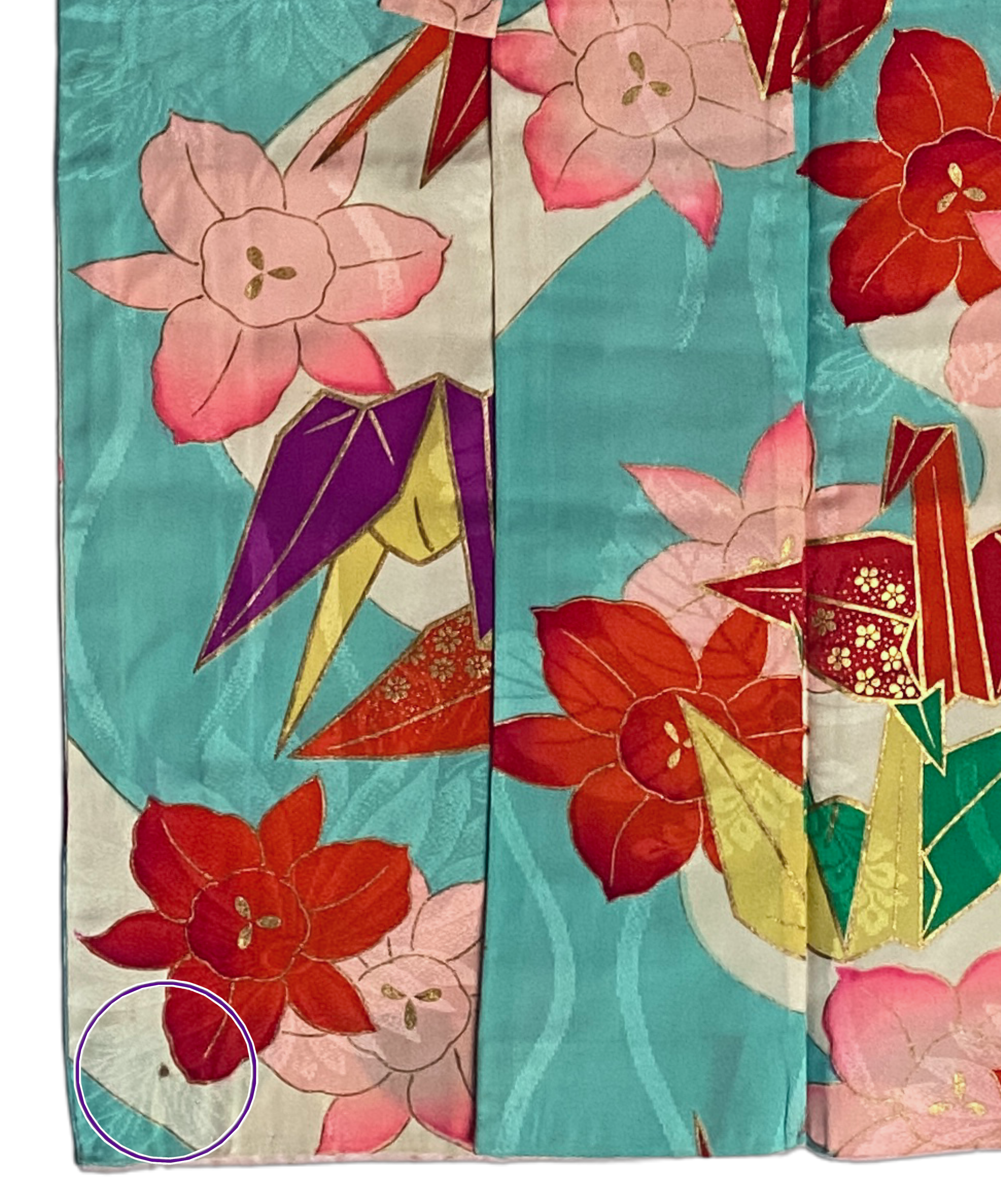 Vintage Kimono 120cm (7-9J)