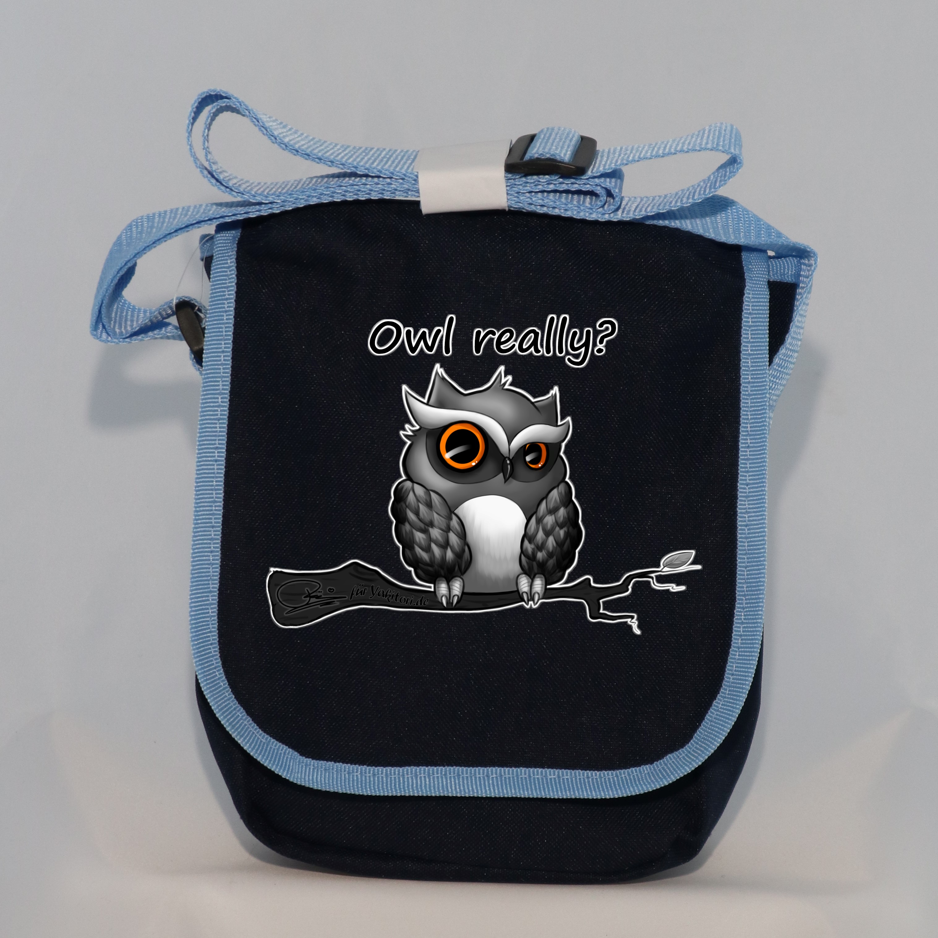 Umhängetasche - Owl Really blau