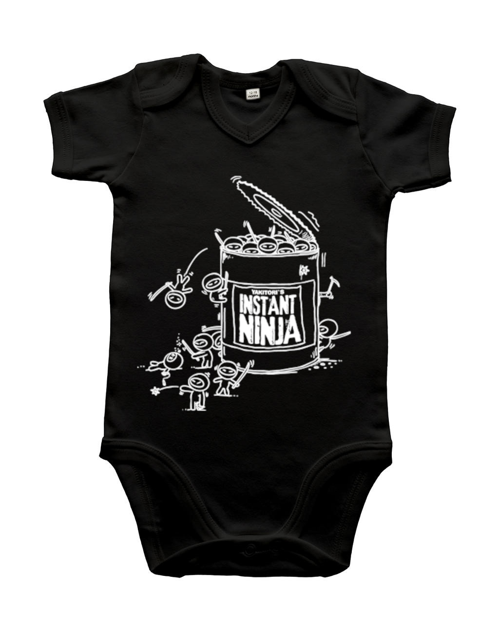Baby Body schwarz Instant Ninja