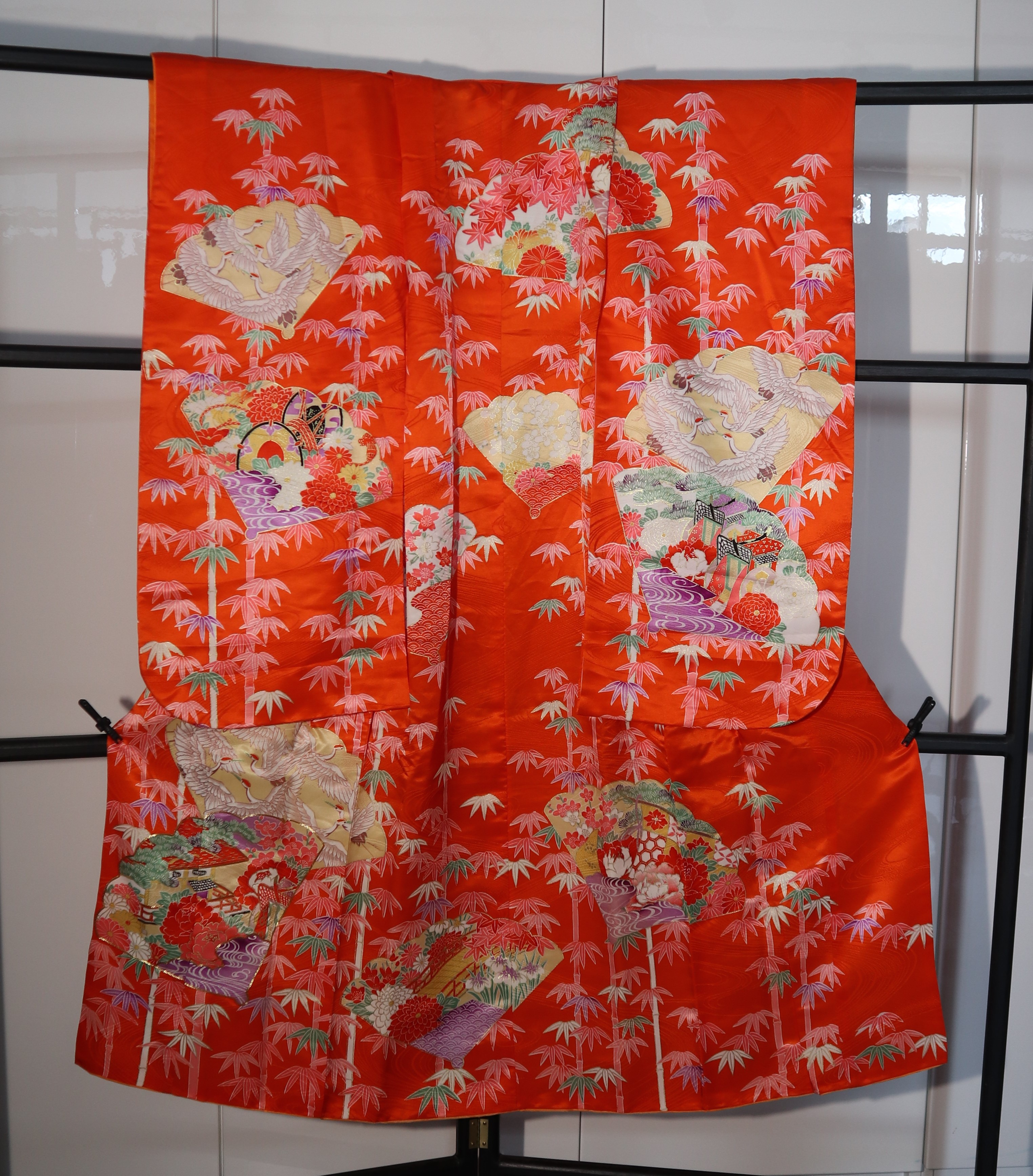 Vintage Kimono Teenager- orange