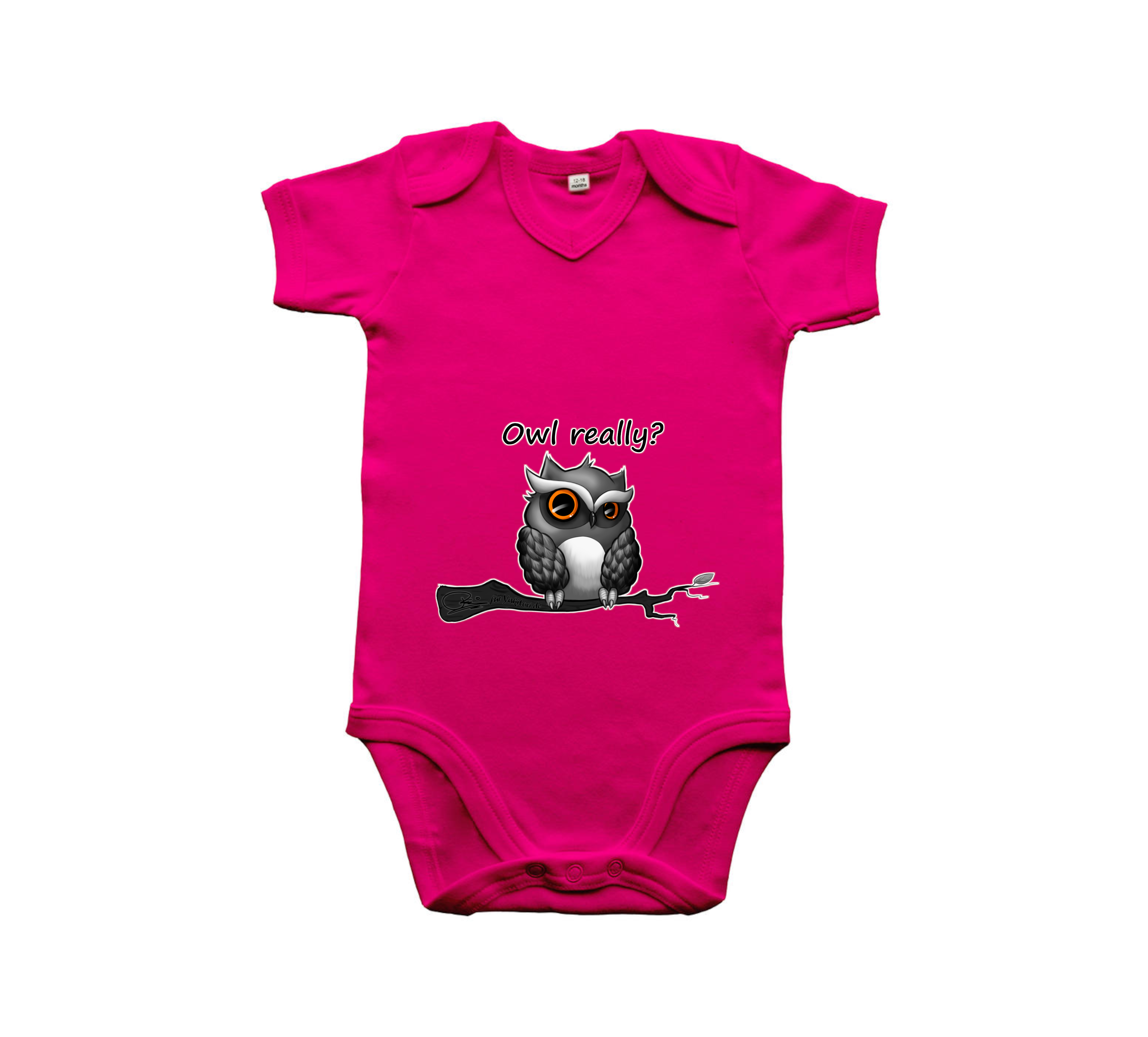 Baby Body pink Eule owl really