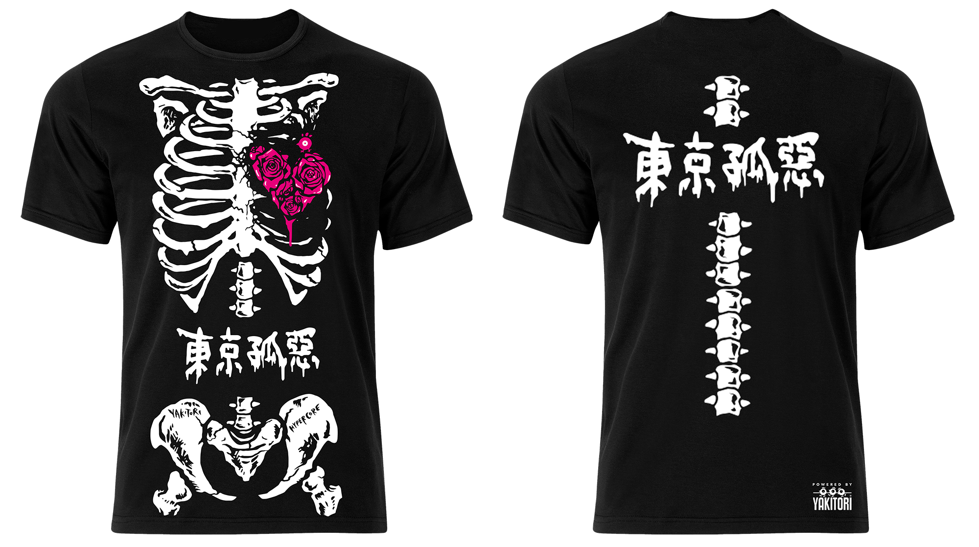 T-Shirt Hypercore Skelett